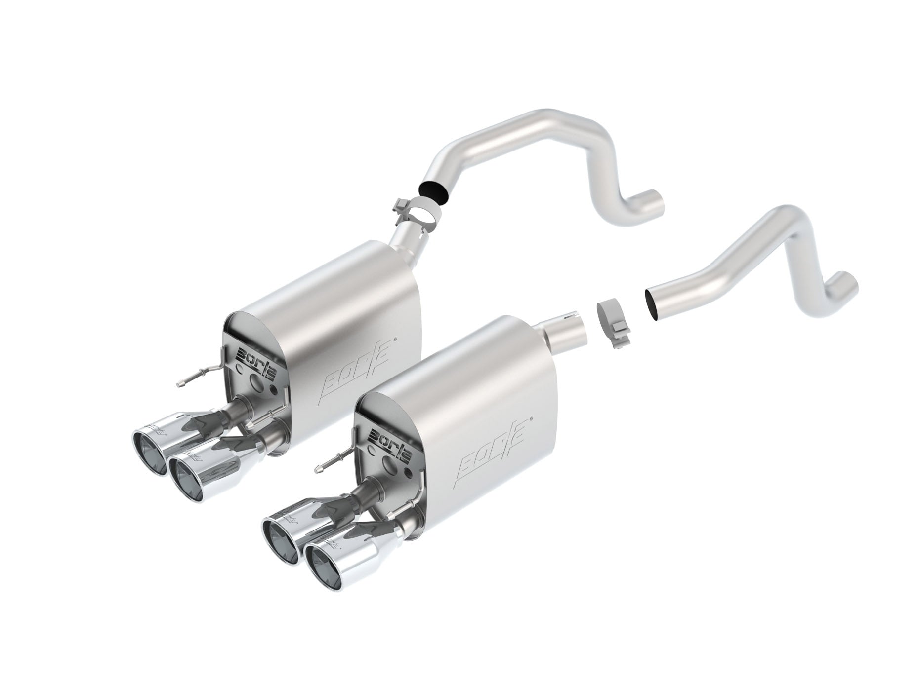 C6 Corvette 2009-2013 Touring Rear Section Exhaust