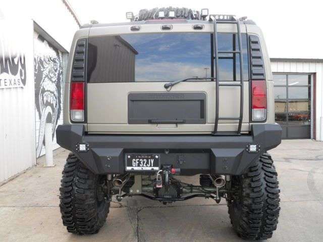 Road Armor 03-09 Hummer H2 Dakar Rear Non-Winch Bumper - Tex Blk - 0