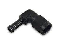 Female -6AN to 3/8" Hose Barb 90 Degree Adapter Fitting - Anodized Black