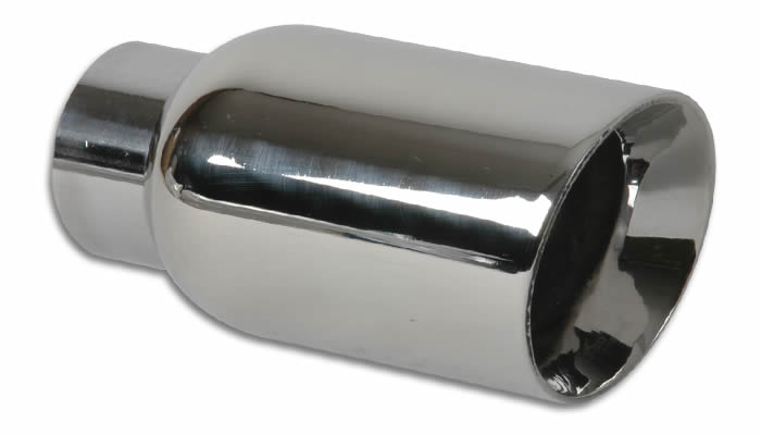 Exhaust Tip Round Stainless Steel