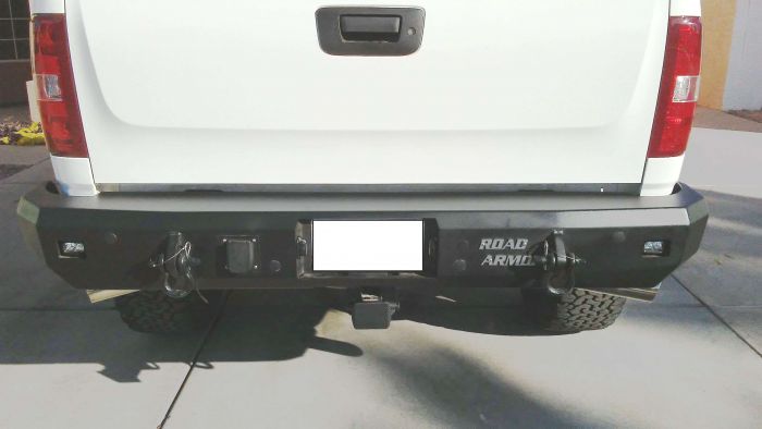 Road Armor 08-13 Chevy/GMC 1500 Stealth Rear Winch Bumper - Tex Blk - 0