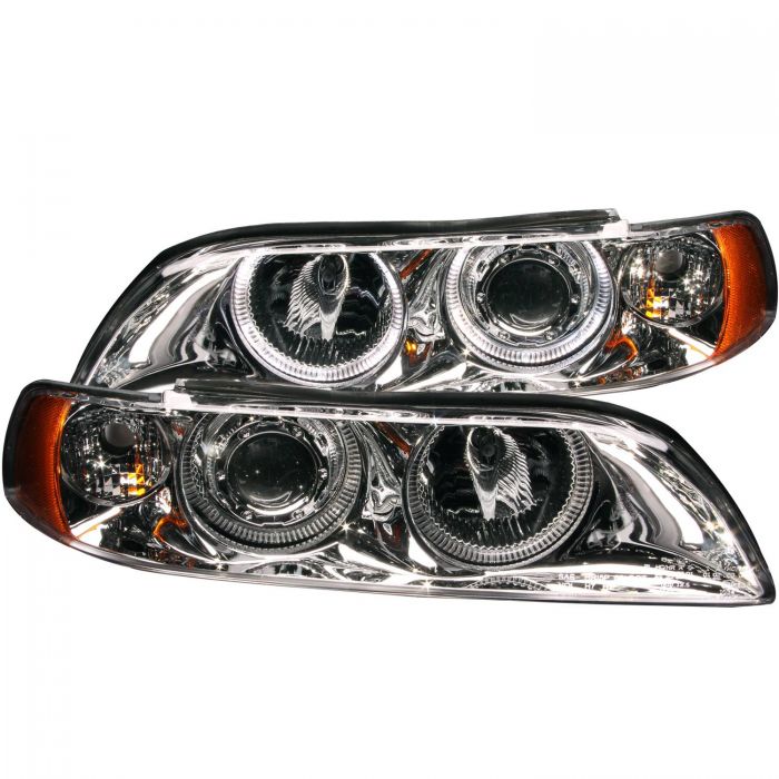 ANZO 1997-2001 BMW 5 Series Projector Headlights w/ Halo Chrome