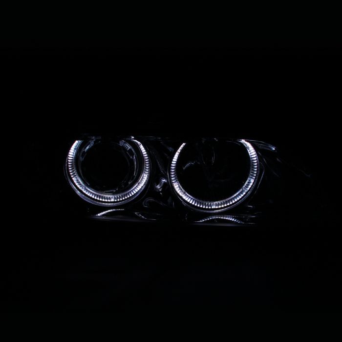 ANZO 1997-2001 BMW 5 Series Projector Headlights w/ Halo Chrome