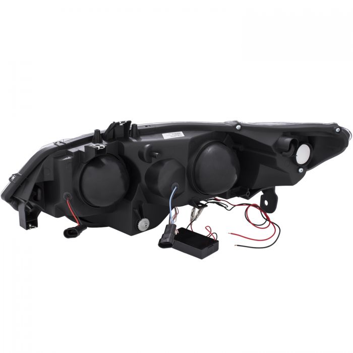 ANZO 2006-2011 Honda Civic Projector Headlights w/ Halo Chrome (CCFL) - 0