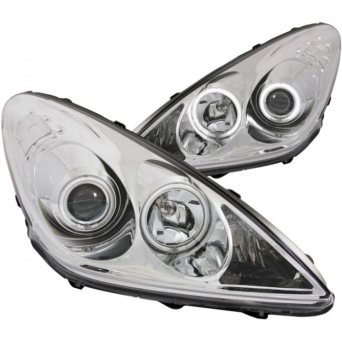 ANZO 2002-2003 Lexus Es300 Projector Headlights w/ Halo Chrome (CCFL)