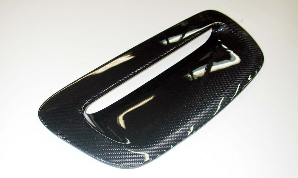 Genuine carbon fiber hood scoop for Gen 2 models R56, R55, R57 & R59 2007-15