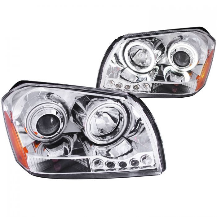 ANZO 2005-2007 Dodge Magnum Projector Headlights Chrome