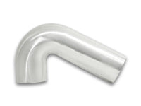 2.5" OD 120 Deg Tight Radius Aluminum Bend, 1.75" CLR, 1.5" x 5" Leg Length