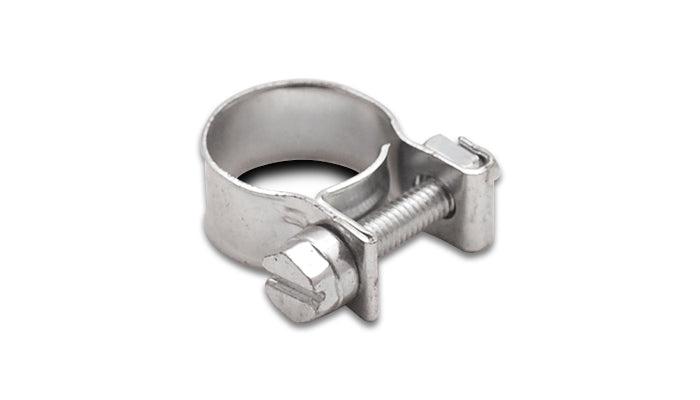 Fuel Injector Style Mini Hose Clamps, 7-9mm clamping range (Pack of 10) Zinc Pl