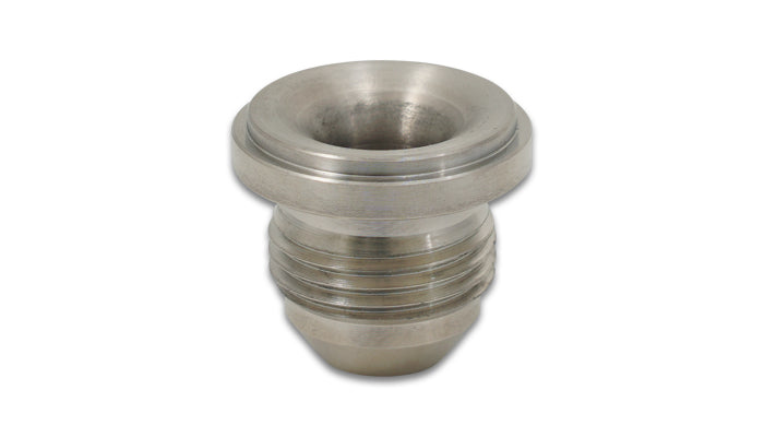 Fitting, Weld Bung, Male -6 AN, 7/8 in. Flange Outside Diameter, Titanium, each