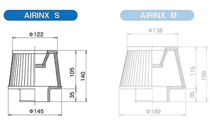 GReddy Airinx S 50 / 60mm Universal Filter - 0