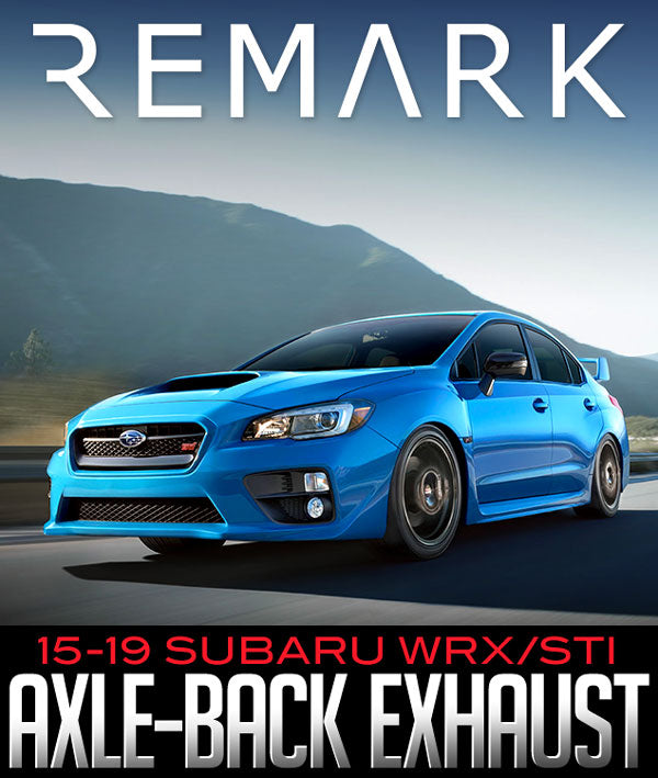 REMARK STEALTH EDITION AXLE-BACK EXHAUST: 2015–2019 SUBARU WRX/STI - 0