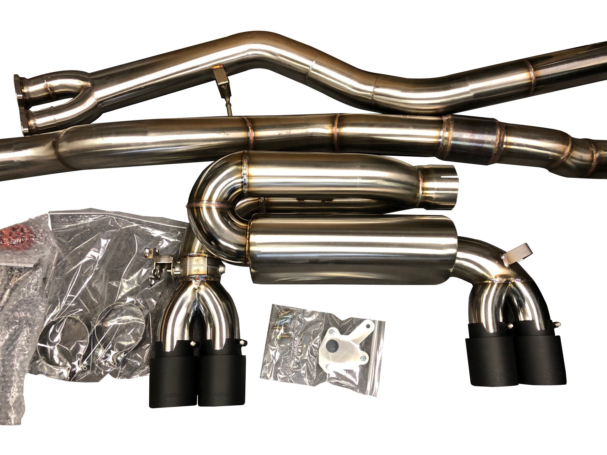 ACTIVE AUTOWERKE F8X M3 M4 SIGNATURE EXHAUST SYSTEM INCLUDES ACTIVE F-BRACE - 0