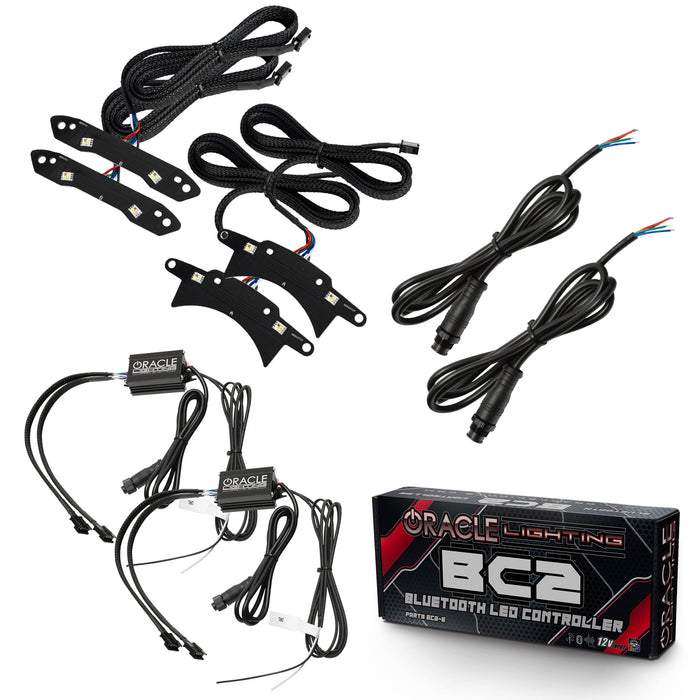 Oracle 15-21 Dodge Challenger RGB+W Headlight DRL Upgrade Kit - ColorSHIFT+W SEE WARRANTY