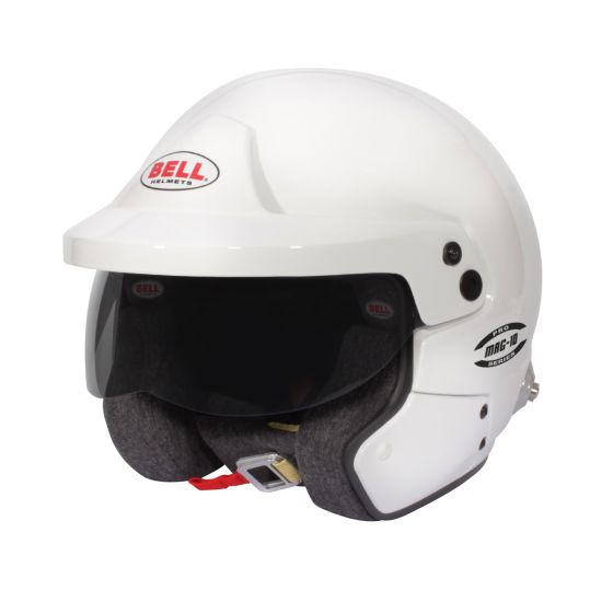 Bell Mag-10 Pro (HANS) 59 (7 3/8) FIA8859/SA2020 - Size 59 (White)