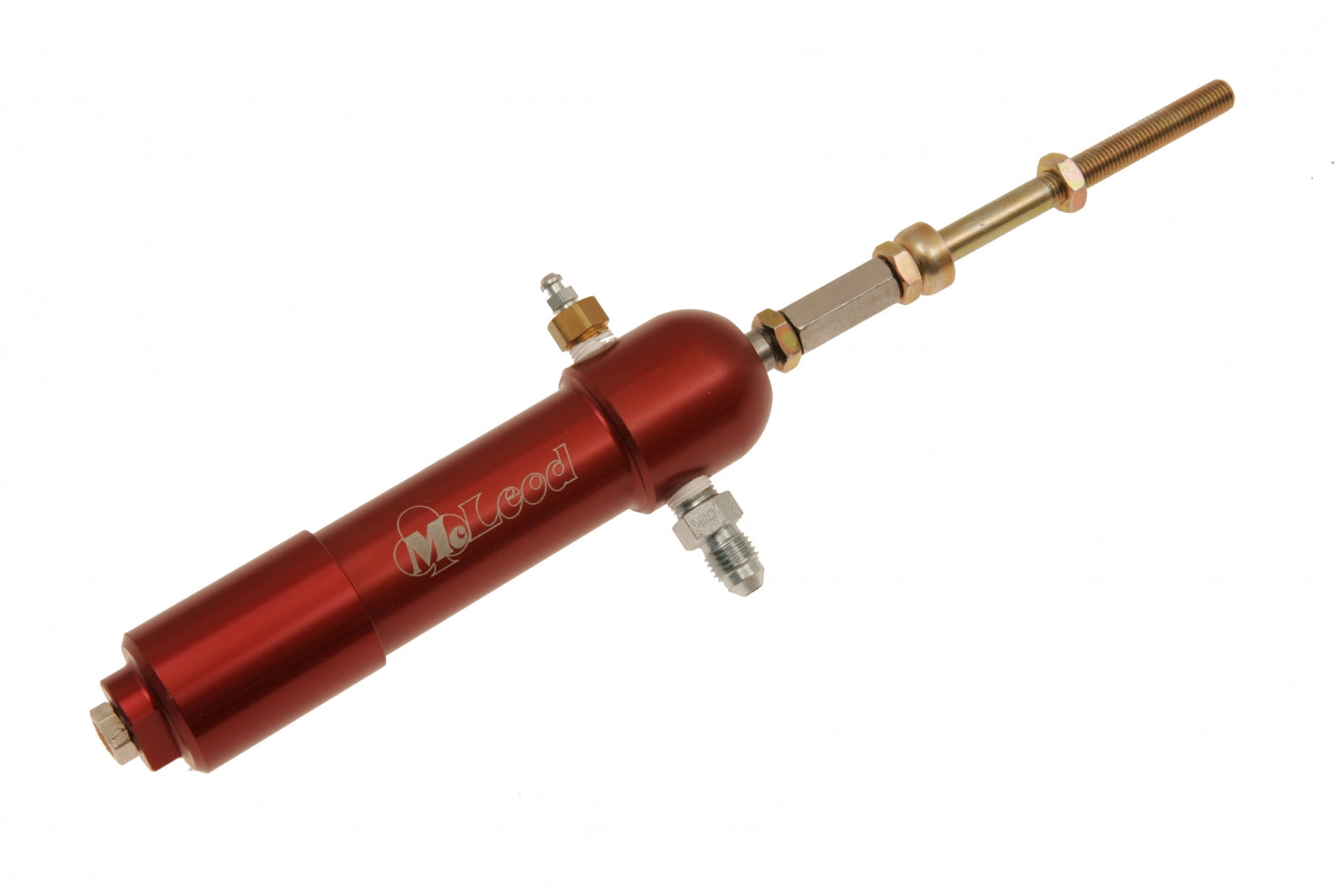 McLeod External Slave Cylinderer Universal Aluminum. Red Anadized