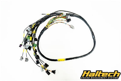 Rywire 13B Haltech Mil-Spec Eng Harness w/EV14 Inj/Denso 5th/6th Inj/Delphi Press Sensor/Bosch Knock