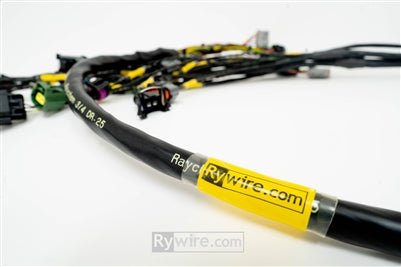 Rywire 13B Haltech Mil-Spec Eng Harness w/EV14 Inj/Denso 5th/6th Inj/Delphi Press Sensor/Bosch Knock - 0