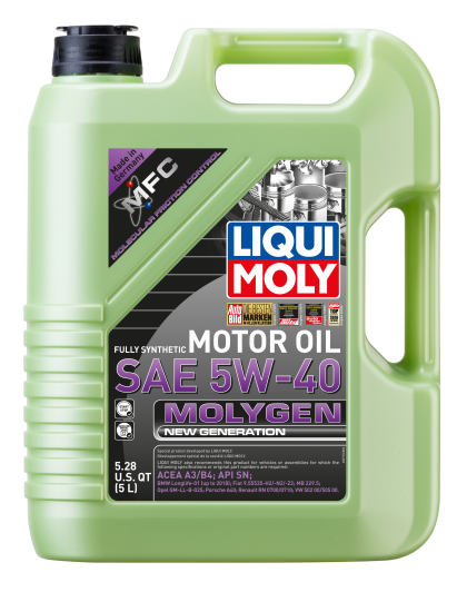 5W40 Molygen New Generation Engine Oil (5 Liter) - Liqui Moly LM20232