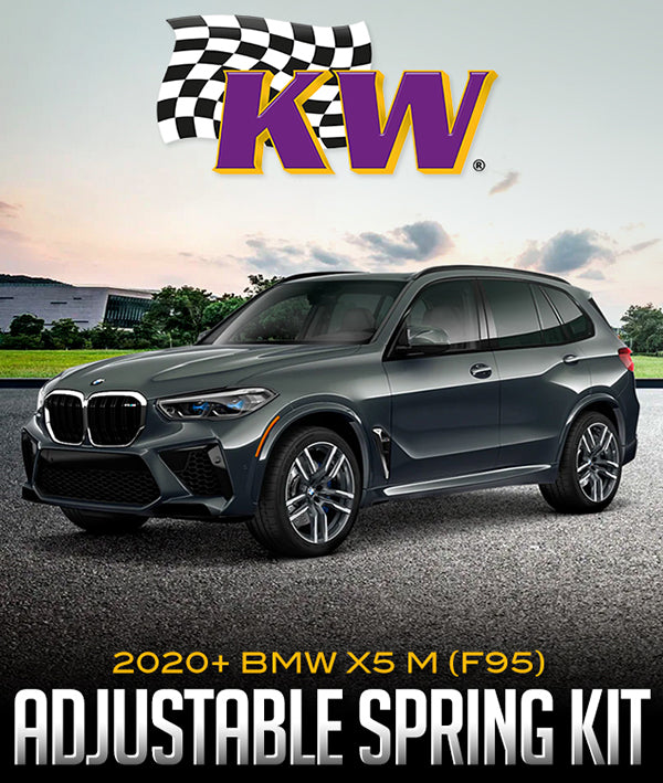 KW SUSPENSIONS HEIGHT ADJUSTABLE SPRING KIT: 2020+ BMW X5 M (F95)