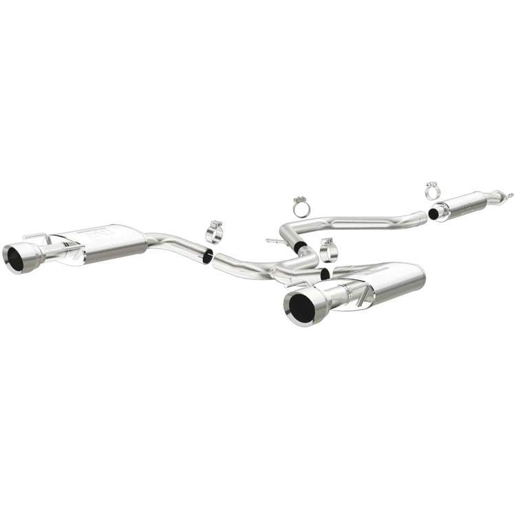 MagnaFlow 2013 Chevy Malibu L4 2.5L Dual Split Rear Exit Stainless Cat-Back Perf Exhaust