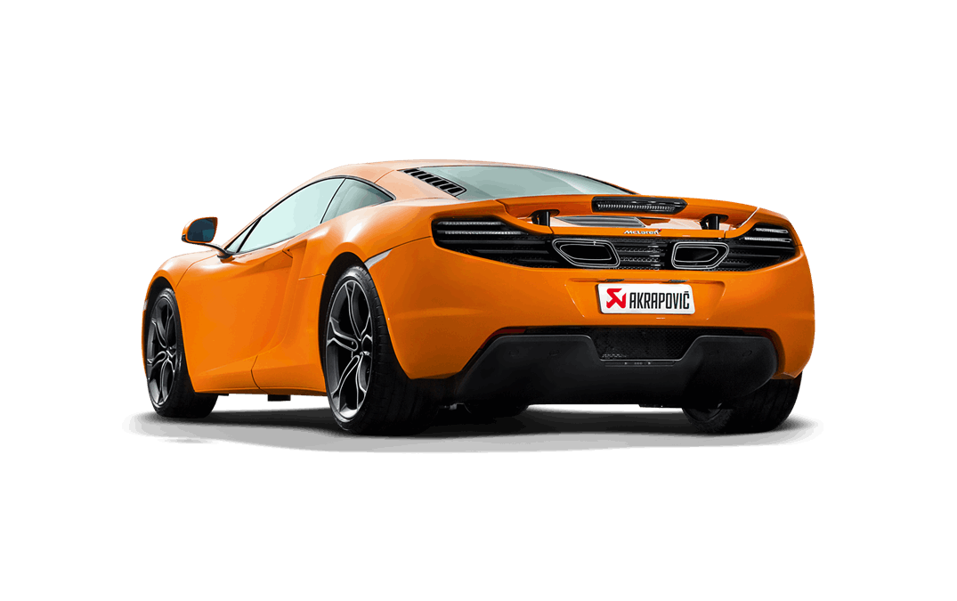 Akrapovic 12-14 McLaren 12C/12C Spyder Slip-On Line (Titanium) w/ Carbon Tips