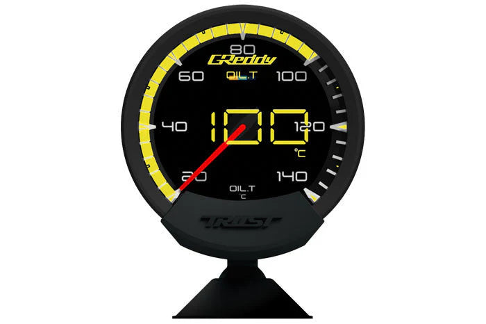 GReddy Sirius Unify Oil Temperature Gauge Set (Sirius Meter w/Oil Temp Sensor Set & Vision Disp)