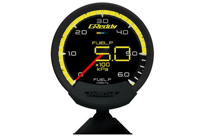 GReddy Sirius Unify Fuel Pressure Gauge Set (Sirius Meter w/Fuel Press Sensor Set & Vision Disp)