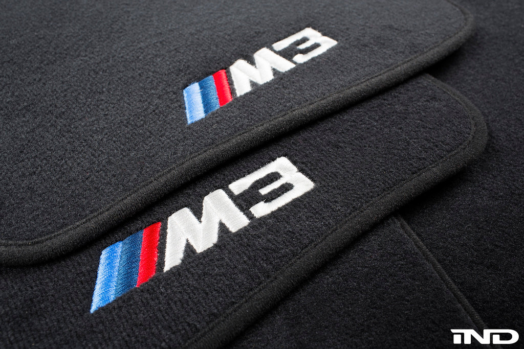 IND F8X M3 / M4 Custom Floor Mat Set - 0