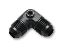 '-8AN to -8AN Male 90 Degree Union Adapter Fitting with 1/8" NPT Port