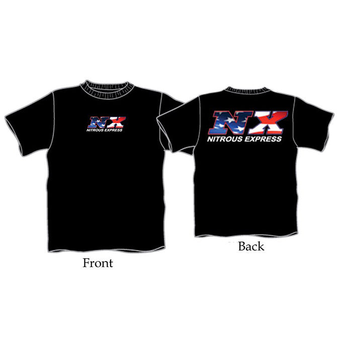 X-LARGE BLACK NX AMERICAN FLAG SHIRT