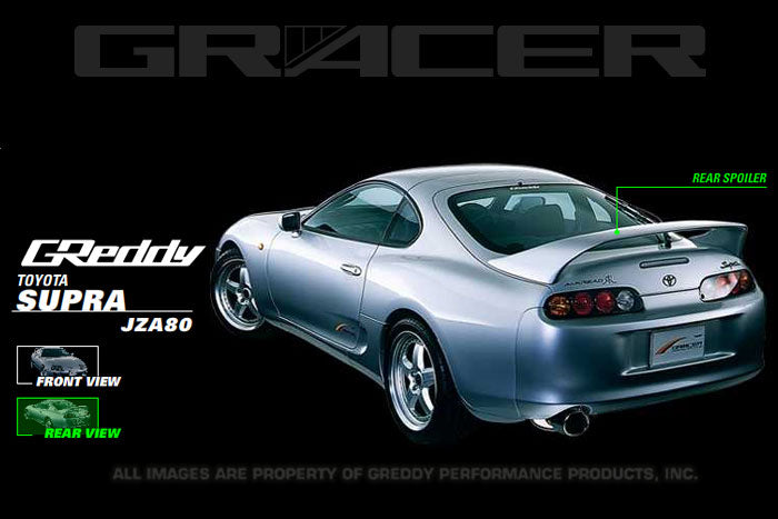 GReddy Aero 1993-1997 Toyota Supra JZA80 Rear Wing Spoiler