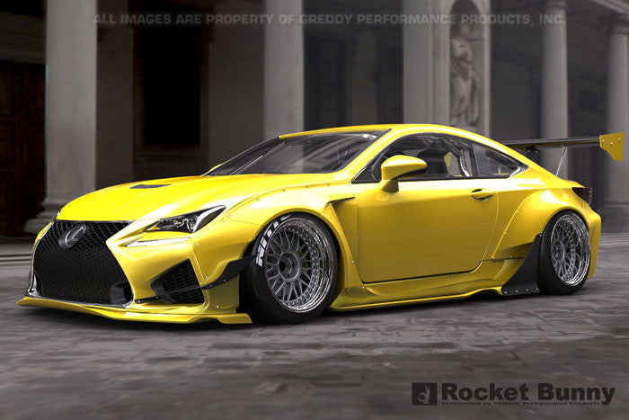 GReddy 2015+ Lexus RC-F Rocket Bunny Front Over-Fenders +45mm - 0