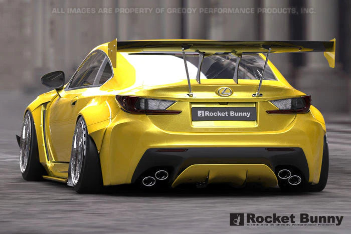 GReddy Rocket Bunny 2015+ Lexus RC-F GT Wing Set - 0