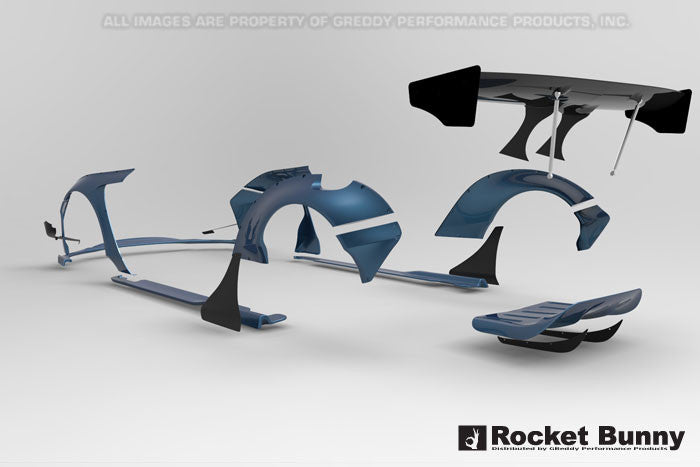 GReddy 2015+ Lexus RC-F Rocket Bunny Rear Over-Fenders +70mm