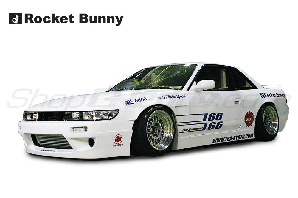 GReddy 89-93 Nissan 240SX/Silvia S13 Rocket Bunny Side Skirts Ver. 1-FRP **Must Check Availability**