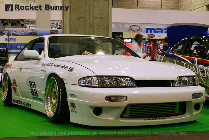 GReddy 95-98 Nissan 240SX Rocket Bunny S14 V1 Front Bumper - 0