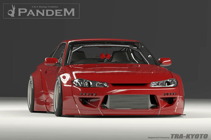 GReddy 1999-2002 Nissan Silvia Full Rocket Bunny S15 Pandem Aero Kit