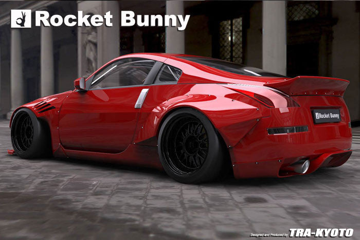 GReddy 03-08 Nissan 350z Rocket Bunny Duck-Tail Rear Wing Ver. 2 - 0