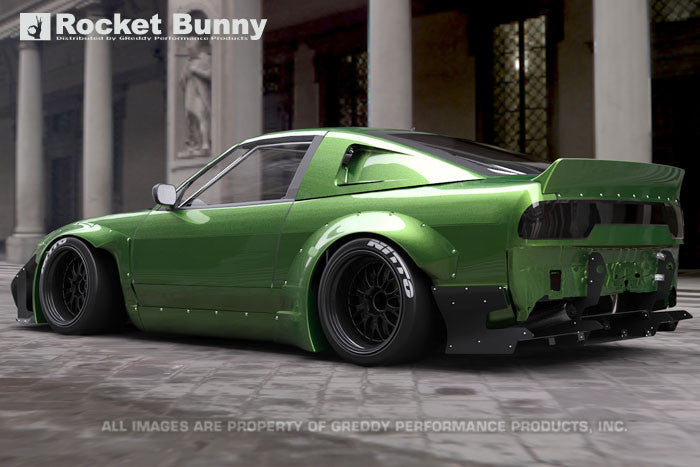 GReddy 89-93 Nissan 240SX Full Rocket Bunny 180/240SX Wide Body Aero Kit w/ Wing