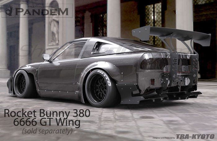 GReddy 89-93 Nissan 240SX Full Rocket Bunny 180/240SX Wide Body Aero Kit w/ Wing