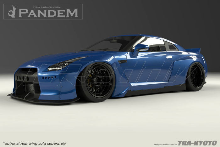 GReddy 09+ Nissan GT-R R35 Pandem Aero Front Fenders Only - 0