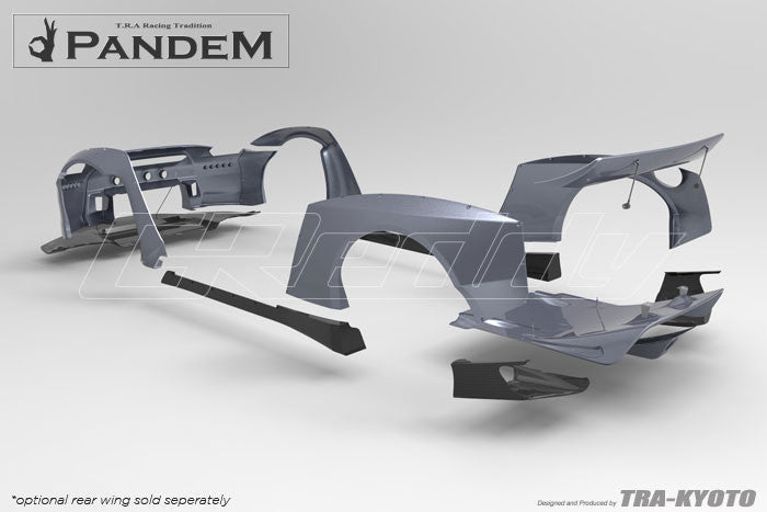 GReddy 09+ Nissan GT-R R35 Pandem Rear Side Diffuser Dry Carbon (Special Order)