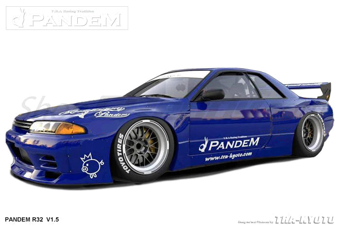 GReddy Pandem R32 V1.5 Front Over Fenders (FRP) - 0