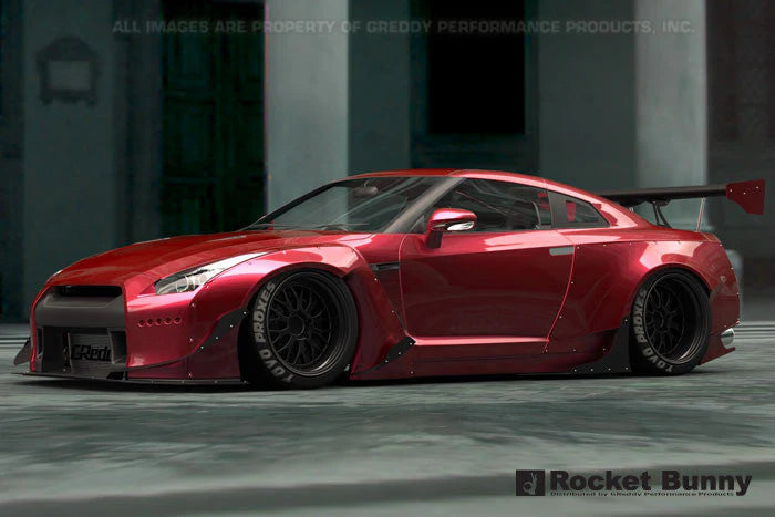 GReddy Rocket Bunny R35 V2 Front Fender Canards - 0