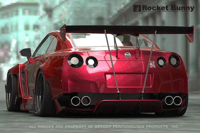 GReddy 09+ Nissan GT-R R35 Full Rocket Bunny Wide-Body Aero Kit w/ Wing