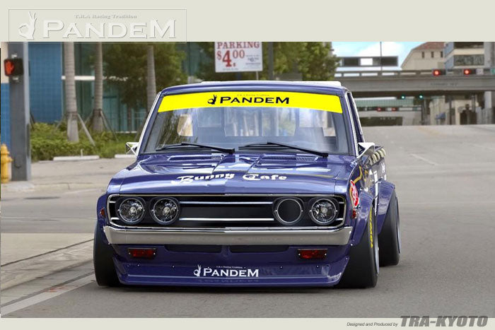 GReddy 73-79 Datsun 620 2-Door Pandem Front Over-Fenders - 0