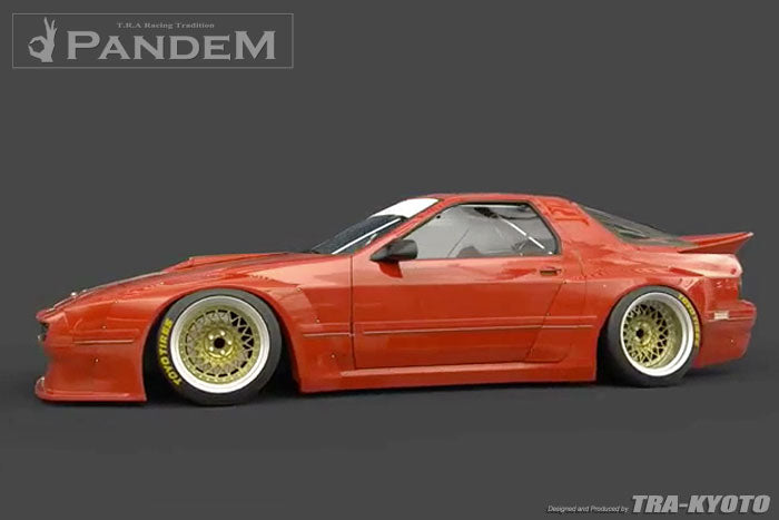 GReddy Pandem 85-92 Mazda RX-7 FC3S Complete Wide Body Aero Kit WITH WING (Special Order)