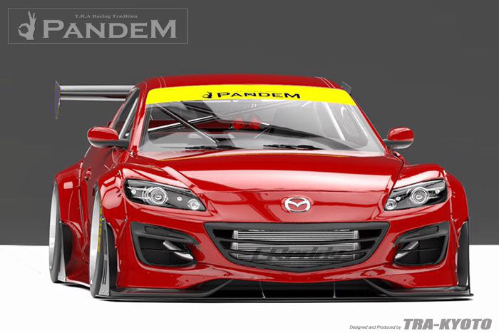 GReddy Pandem 09-10 Mazda RX8 Rocket Bunny Front Canards - 0