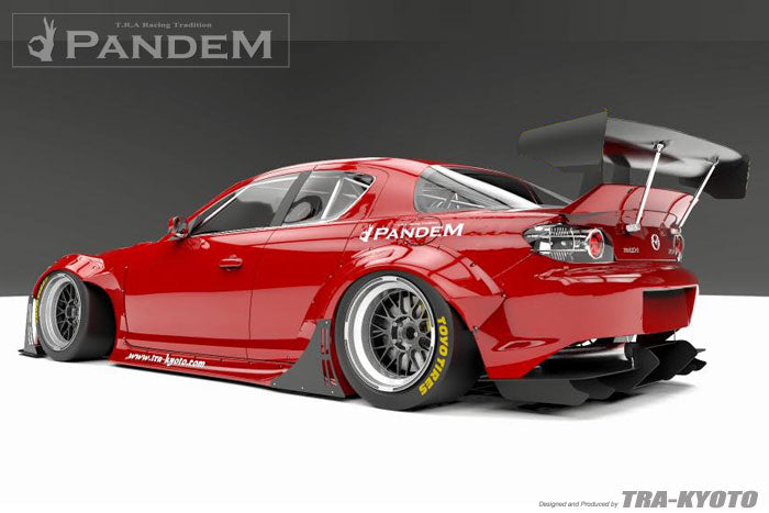 GReddy 09-12 Mazda RX-8 Pandem Wide Body Rear Over-Fenders (Rear Doors Will Not Open) - 0